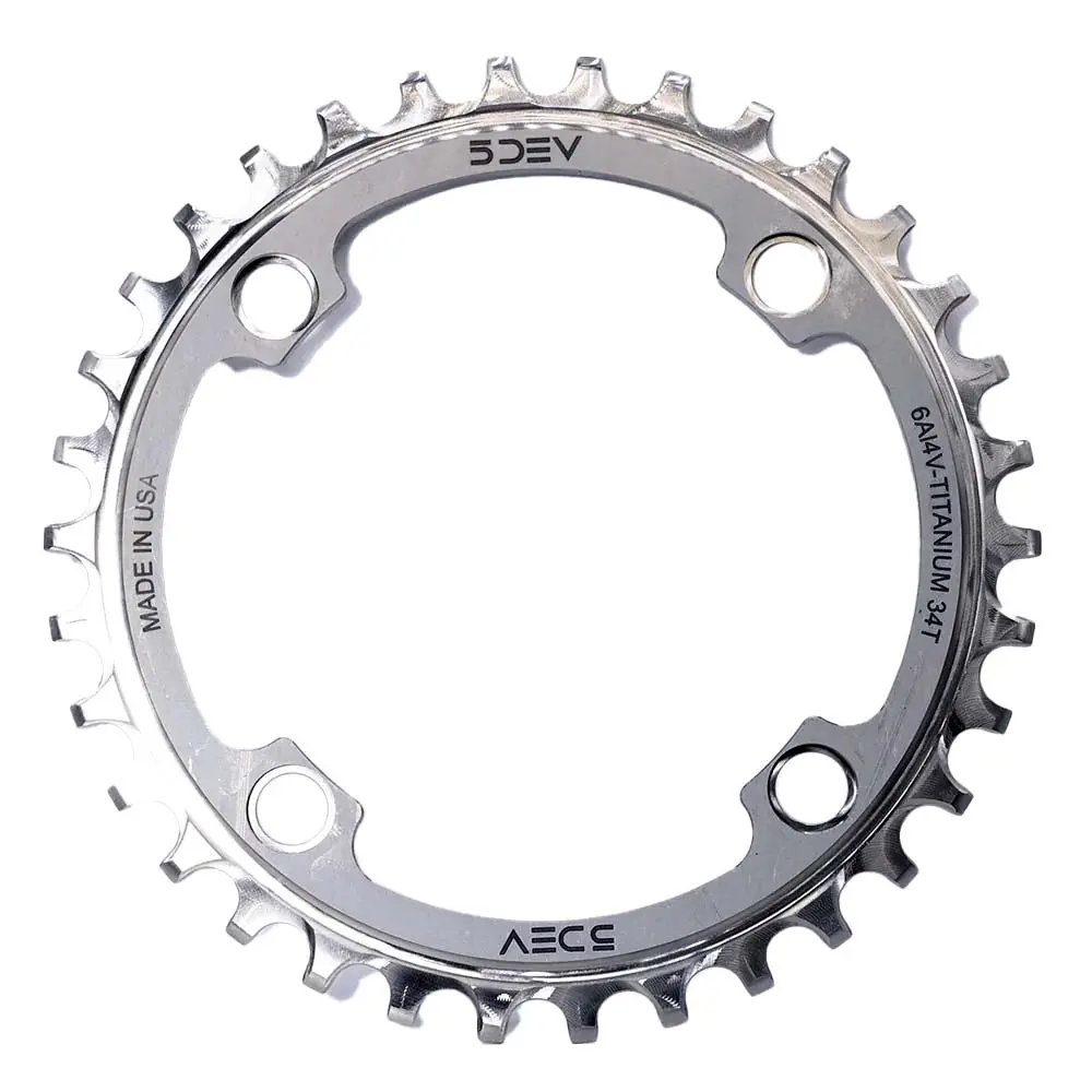 5Dev 104Bcd Titanium Chainring 2