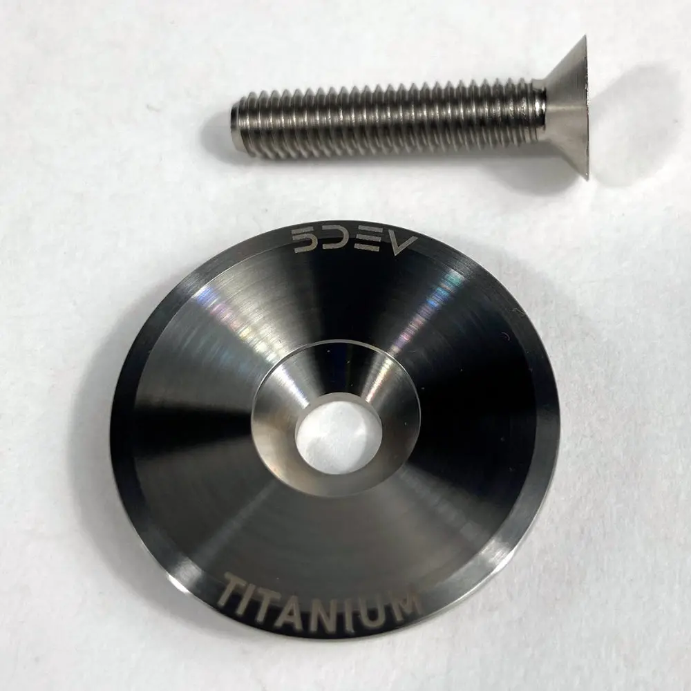 5Dev Titanium Top Cap & Bolt 1