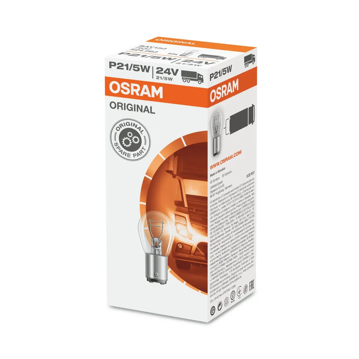 Osram Oem Park Light 24V 7537 P21/5W 10Pcs. 1