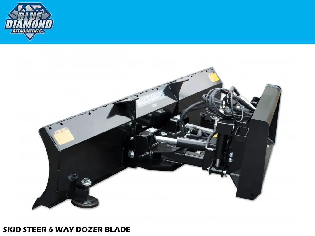 Blue Diamond Six Way Dozer Blade For Skid Steer 1