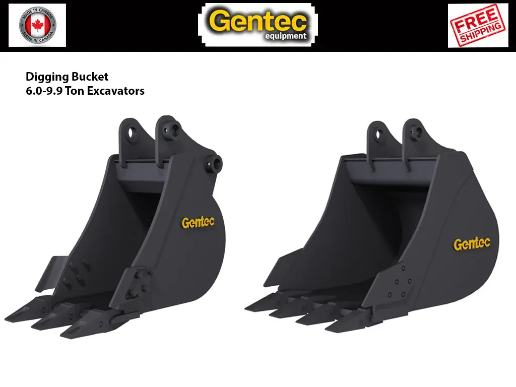 Gentec Digging Buckets For 6.0-9.9 Ton Excavators 1