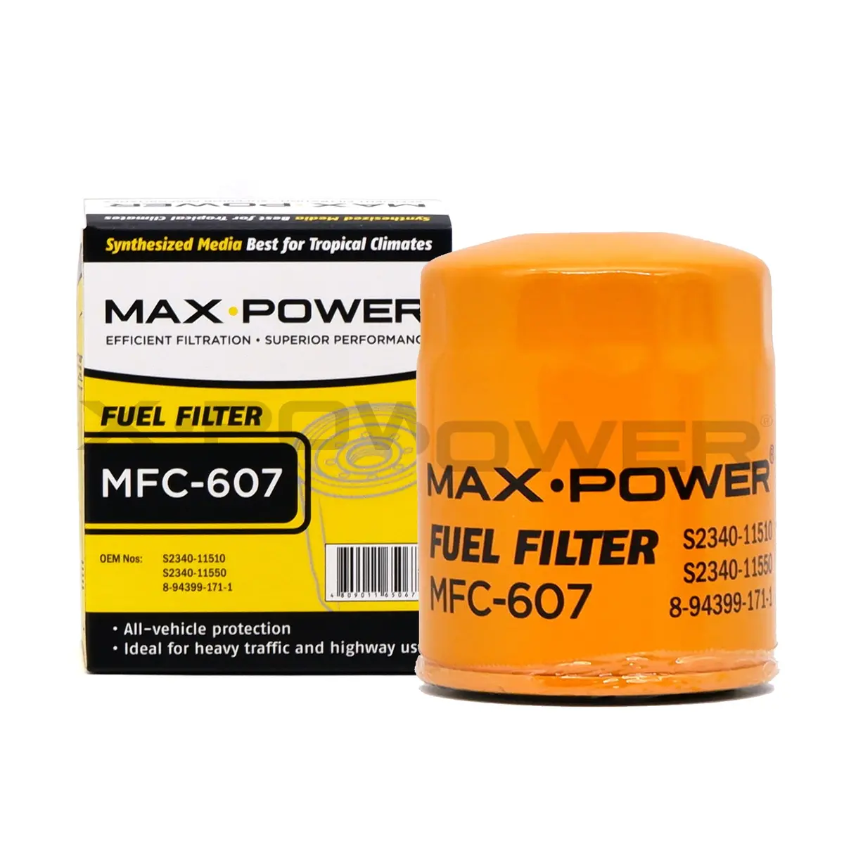 Max Power Fuel Filter Mfc-607 For  Isuzu Trooper, Isuzu Elf, Forward 1990- 1