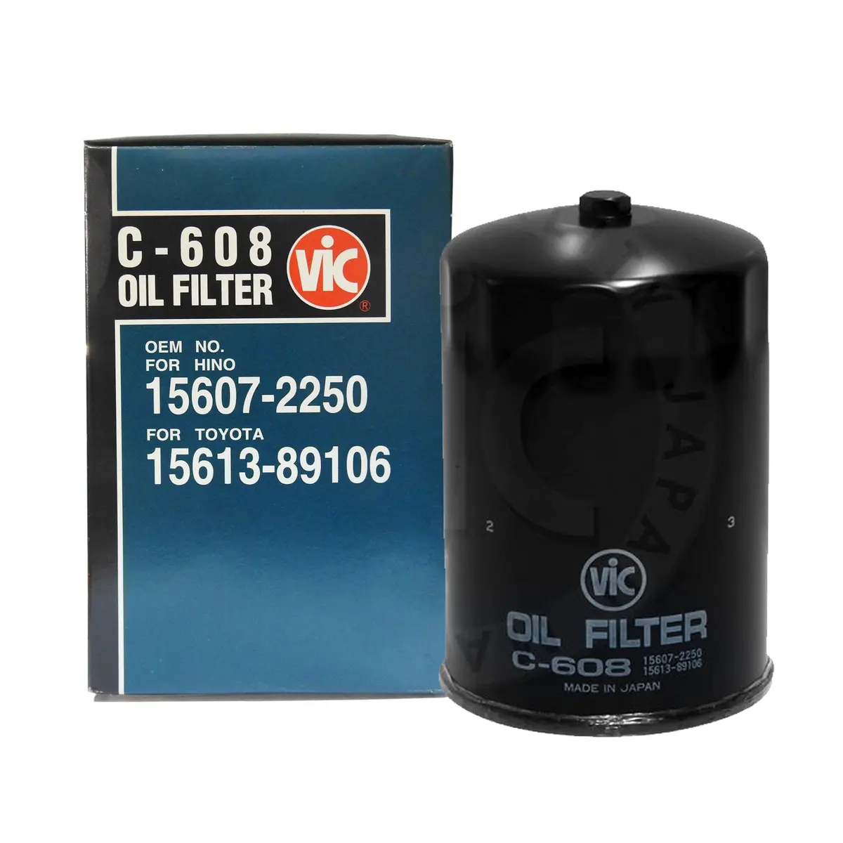 Vic Oil Filter C-608 For Hino Dutro 300, Wu600l, Xzu302l 1