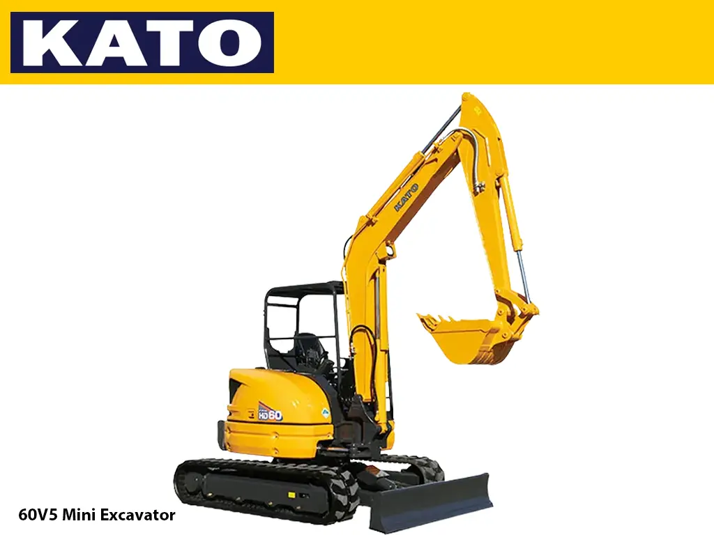 Kato 60V5 Mini Excavator 1