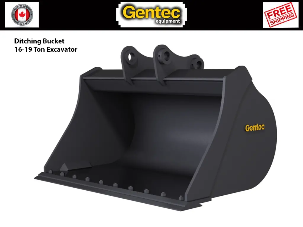 Gentec Ditching Bucket For 16-19 Ton Excavators 1