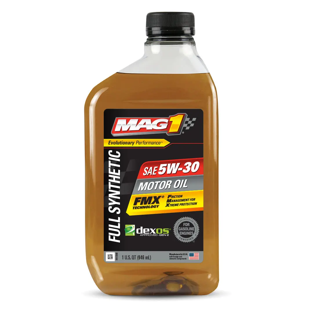 Mag1 5W30 Api Sn Plus Gf-5 Full Synthetic Oil 1Qt. Clear 1