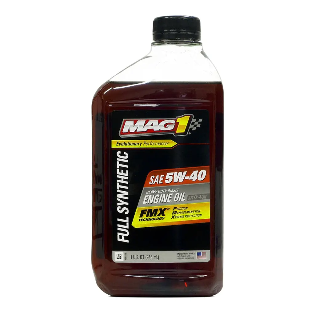 Mag1 5W40 Ck-4/Sn 100% Synthetic Hd Oil 1Qt. 1