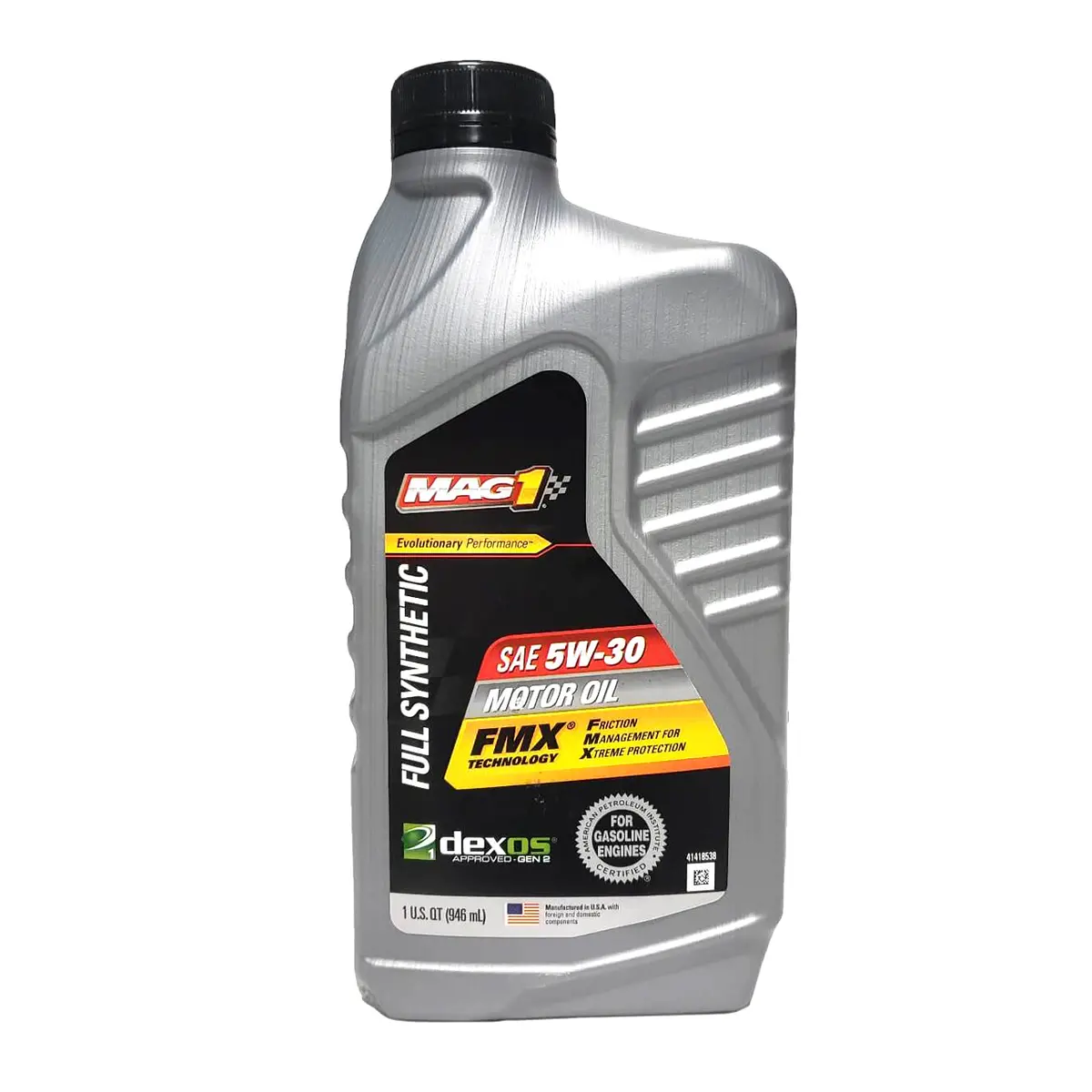 Mag1 5W30 Api Sn Plus Gf-5 Full Synthetic Oil 1Qt. Silver 1