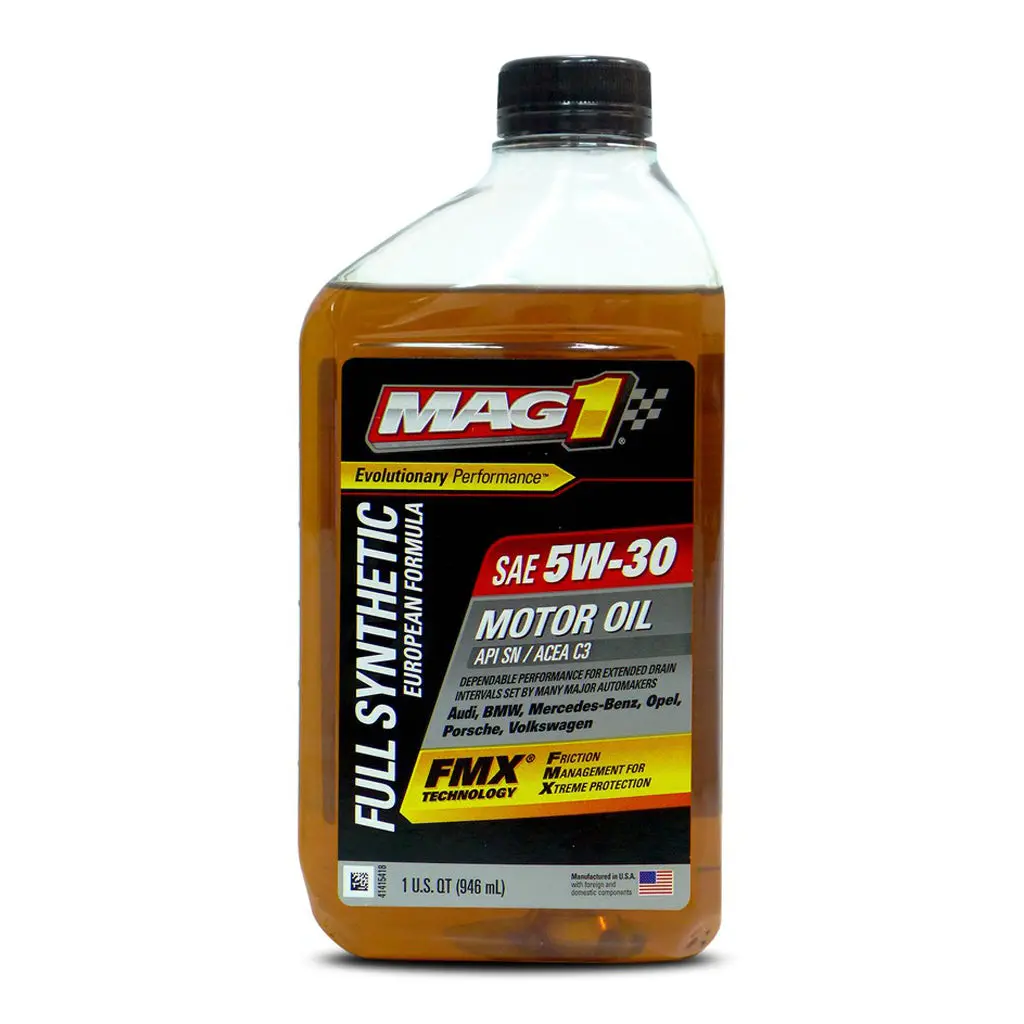 Mag1 5W30 Api Sn/Cf 100% Full Synthetic Oil 1Qt. 1