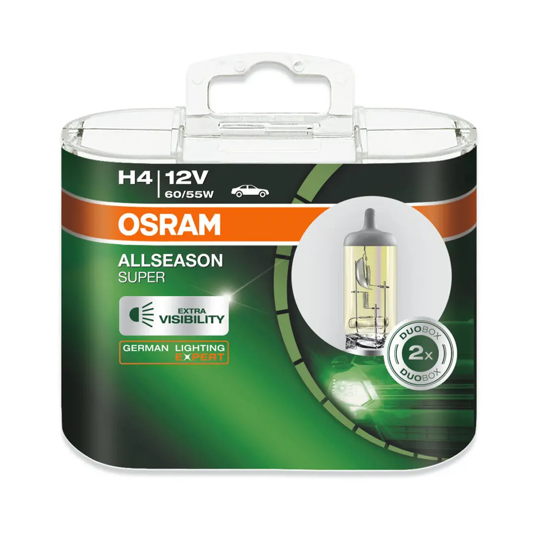 Osram All Season H4 60/55W 12V Pair 1