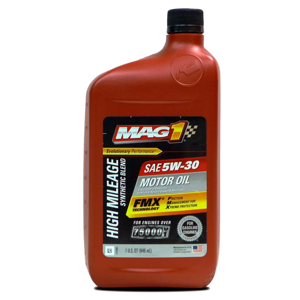 Mag1 5W30 Synthetic Blend Api Sp Gf-6A High Mileage 1Qt. 1