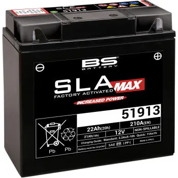 Bs Battery Sla Max R259/K-Bike 12V 22Ah 1