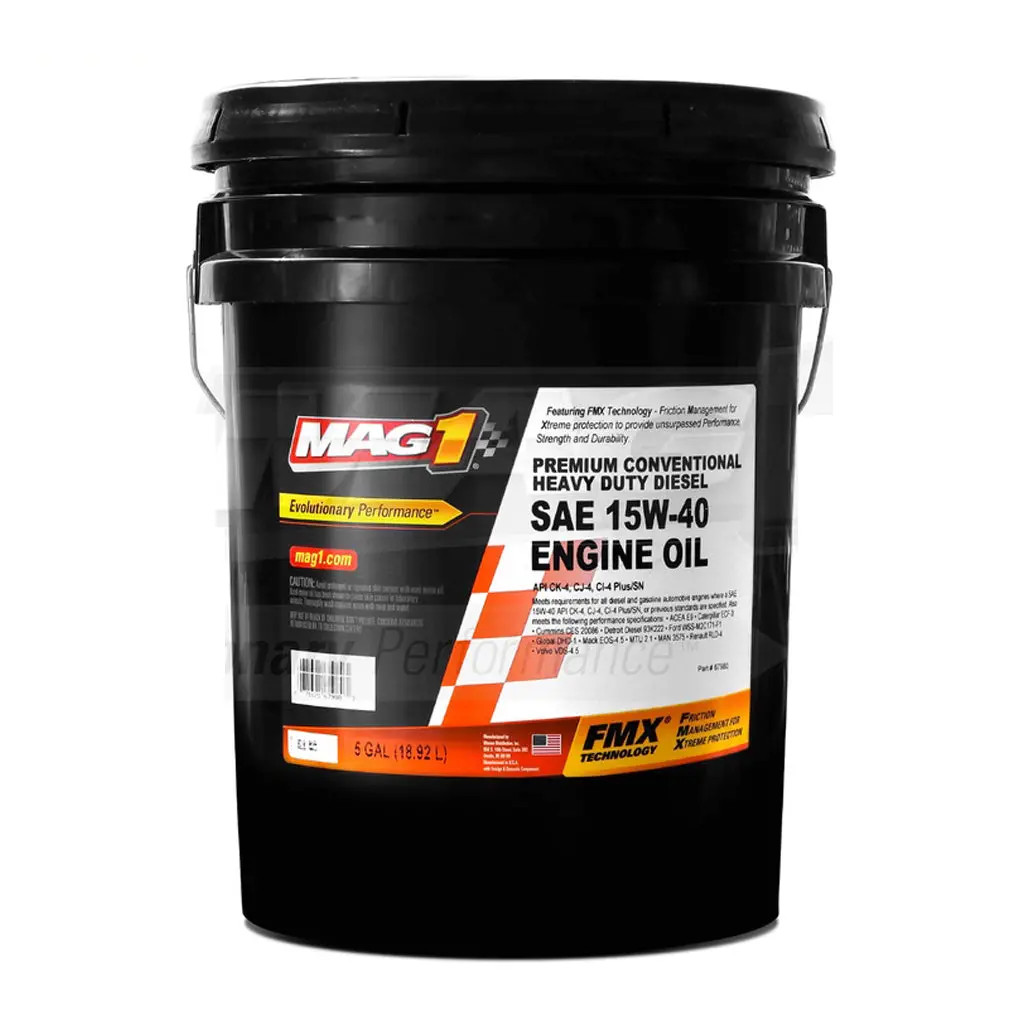 Mag1 15W40 Api Ck4 Premium Hd Engine Oil 6Gal/22.74L 1