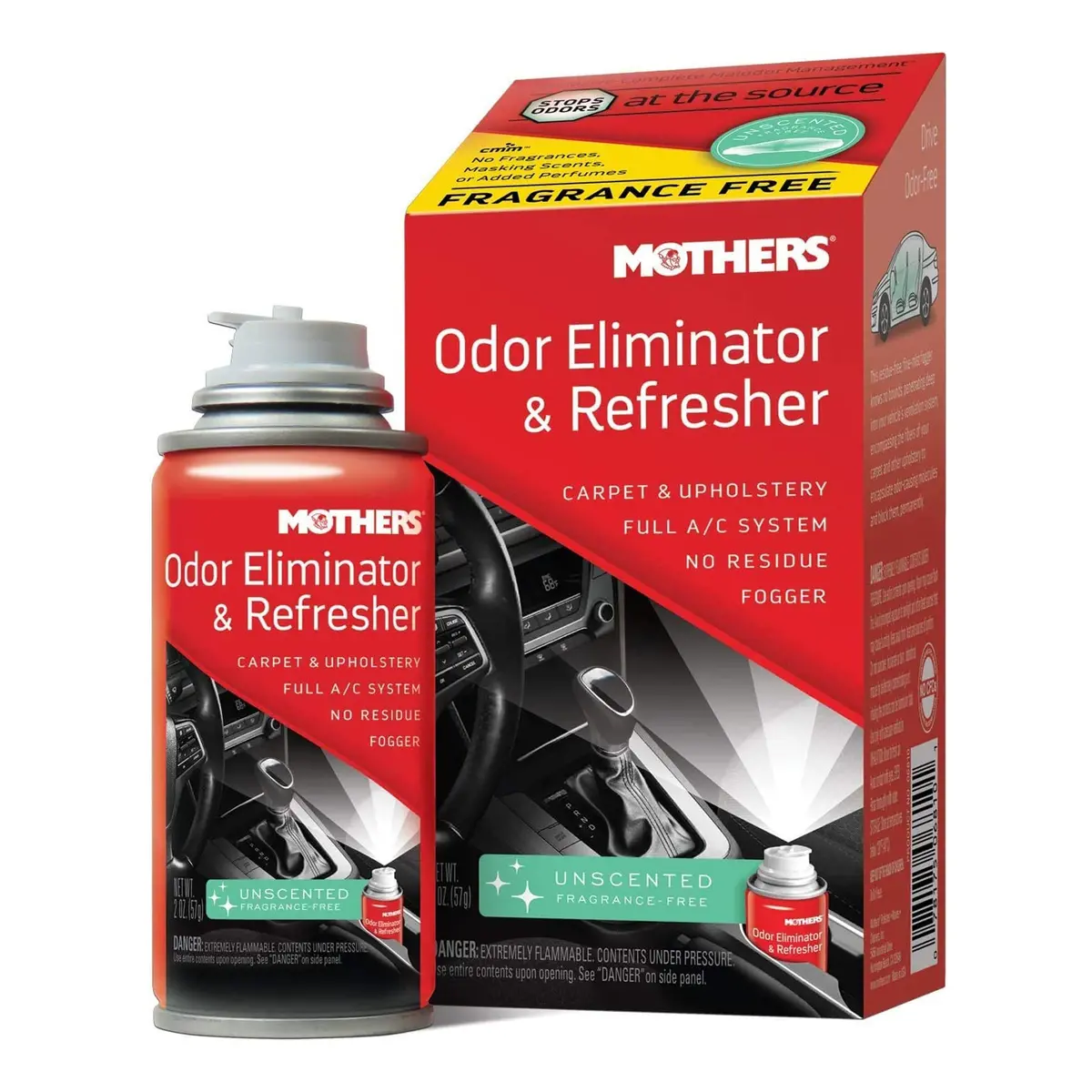 Mothers Odor Eliminator & Refresher Unscented 2Oz. 1