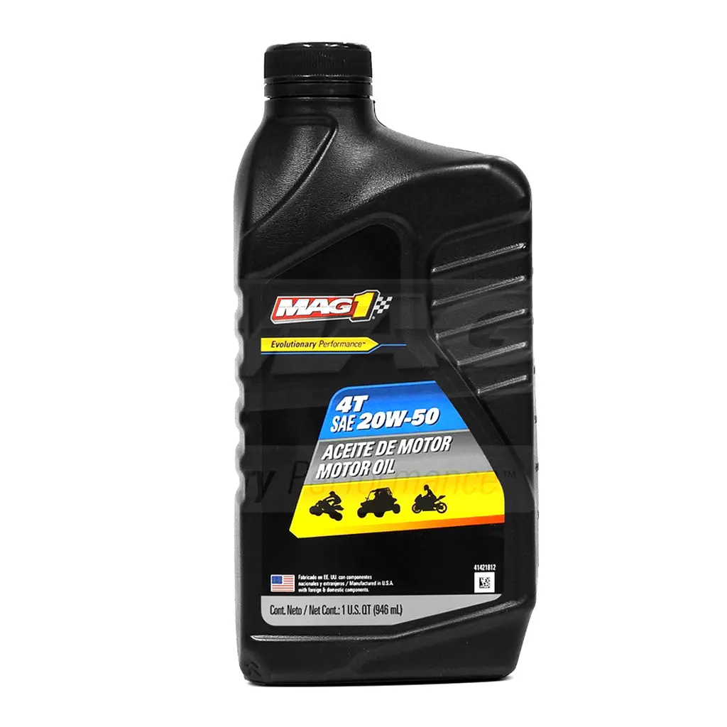 Mag1 4T 20W50 Api Sn, Sl Motor Oil 1Qt. 1