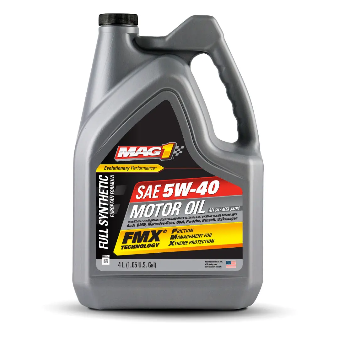 Mag1 5W40 Api Sn Full Synthetic Euro Blend 5Qts/4.732L 1