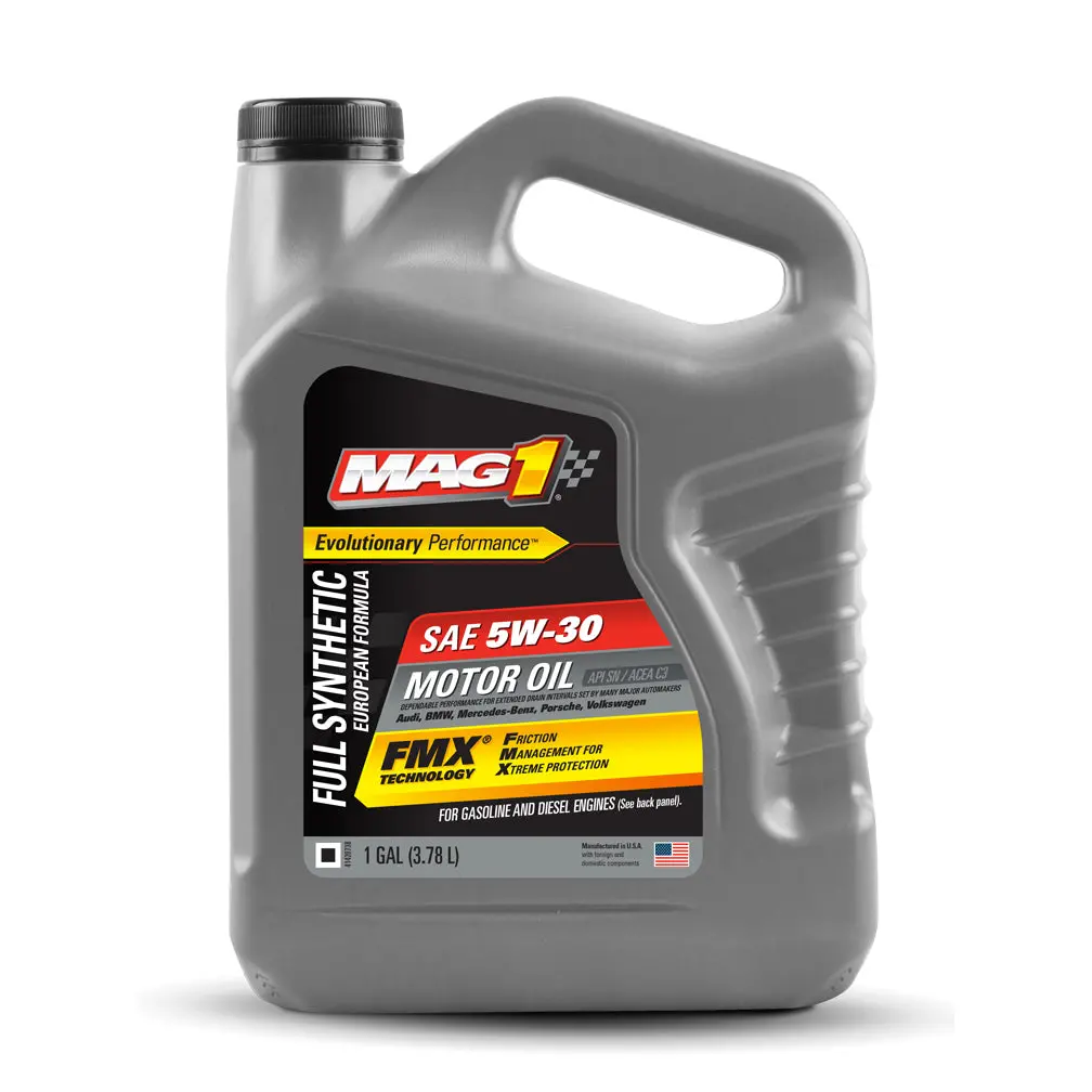 Mag1 5W30 Api Sn/Cf 100% Synthetic Euro Blend Oil 1Gal. 1