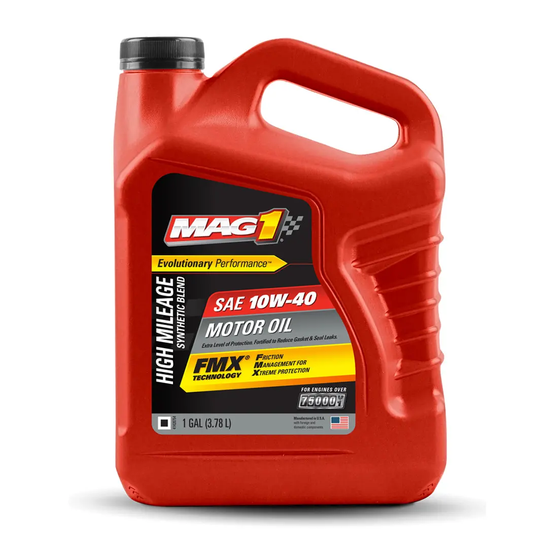 Mag1 10W40 Api Sp Gf-6A Synthetic Blend High Mileage 1Gal/3.79L 1