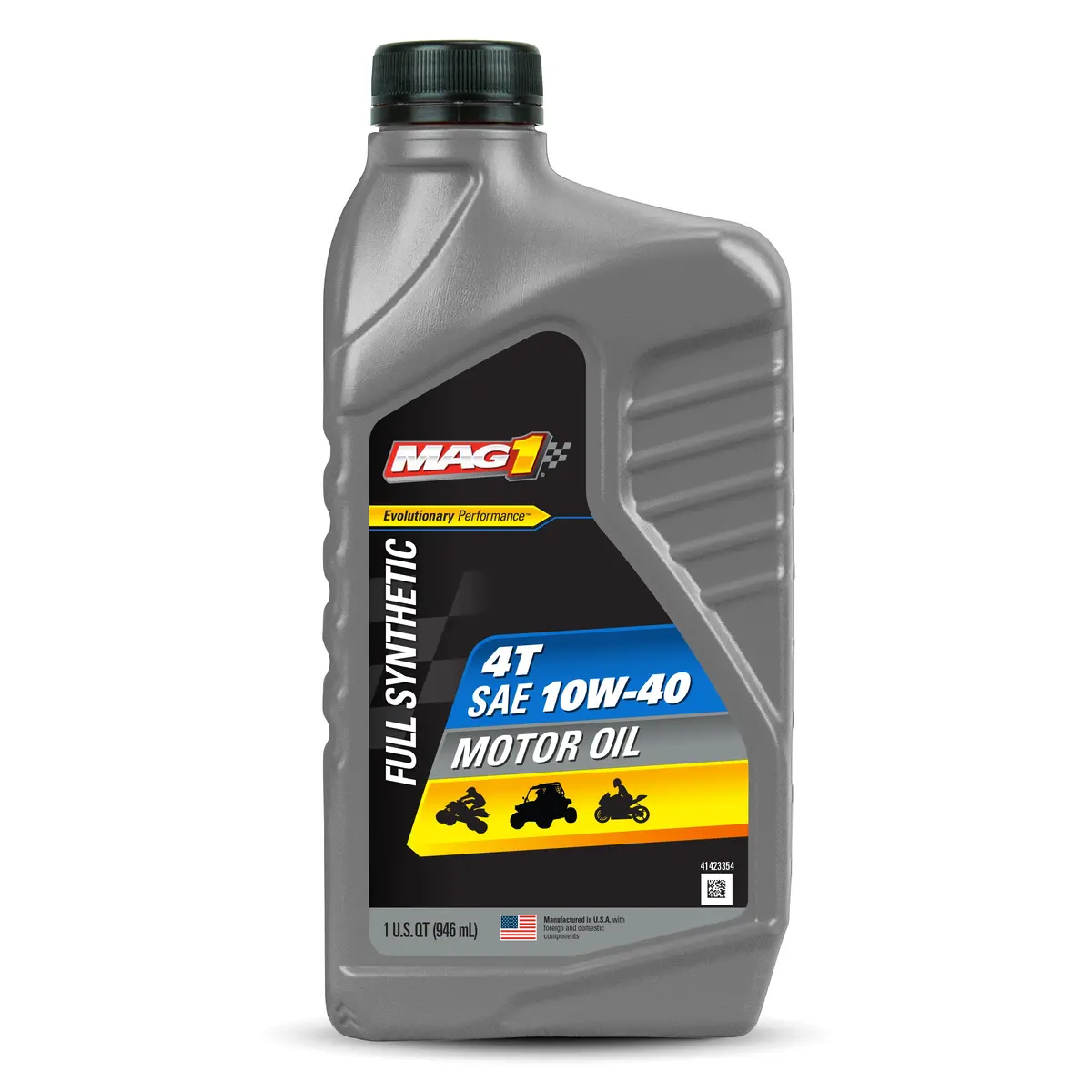 Mag1 4T 10W-40 100% Synthetic Oil Jaso Ma-2, Sl 1Qt. 1