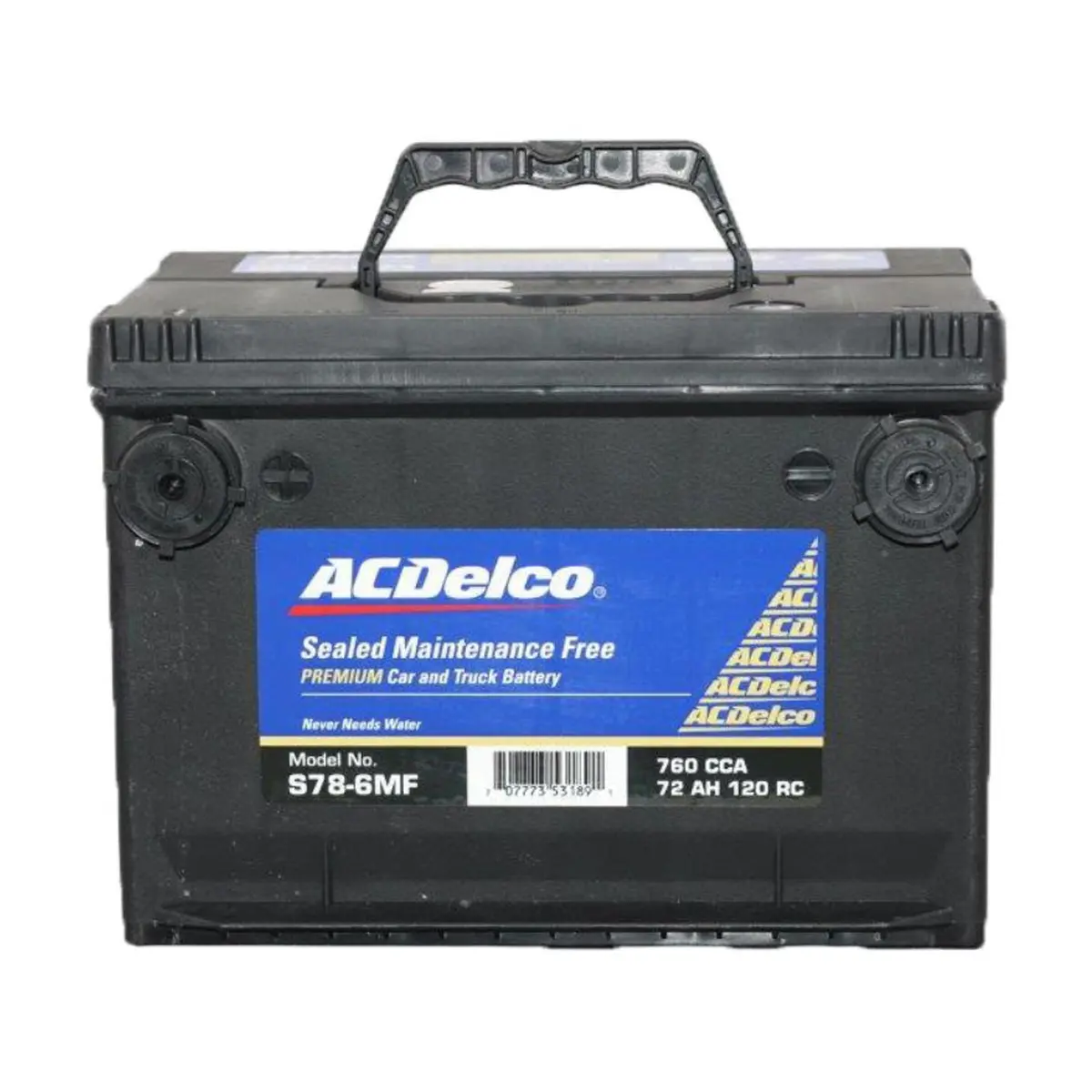 Acdelco Battery Smf For Gm Vehicles Side Terminal / S78-6Mf 1
