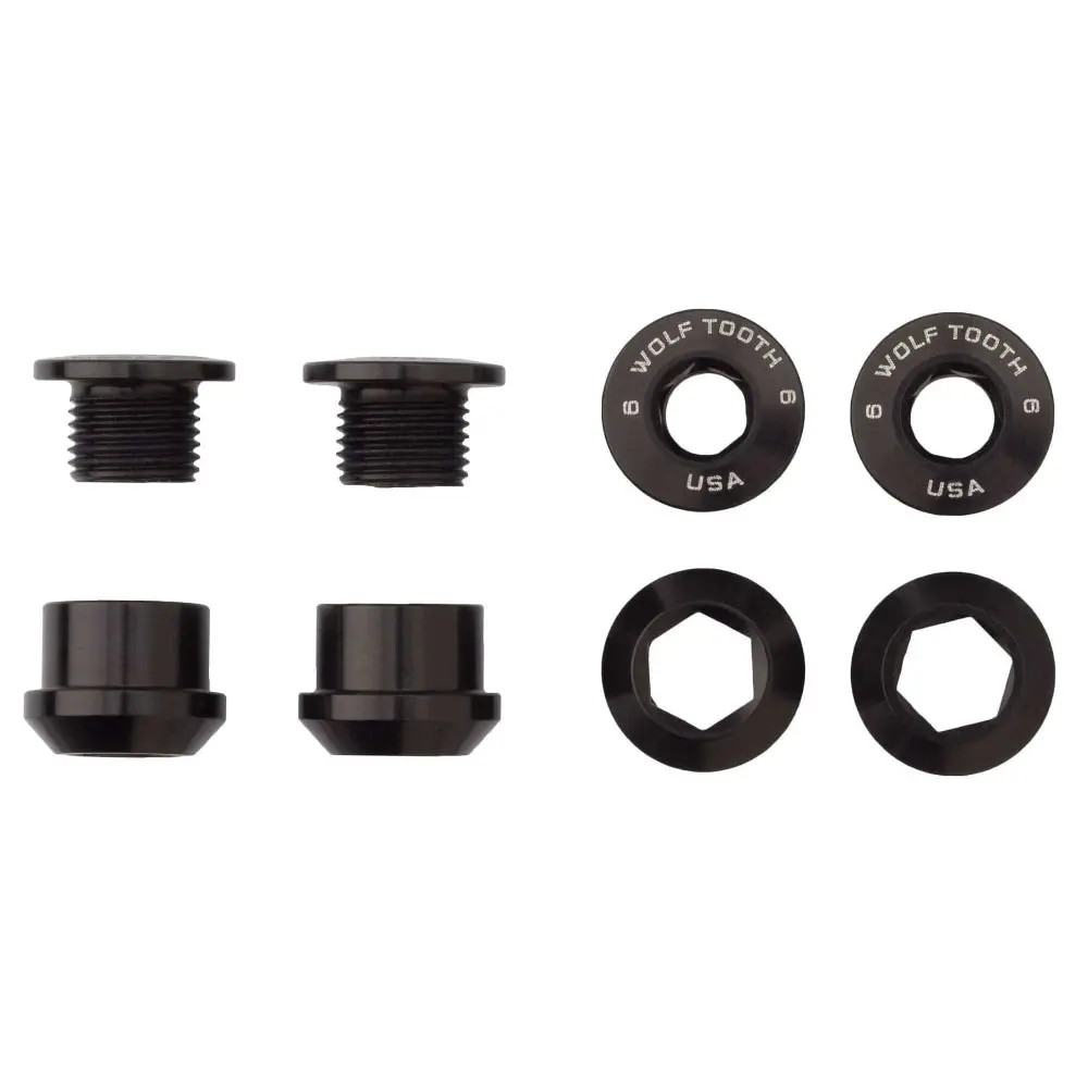 Chainring Bolts & Nuts 6Mm (Set Of 4) 1