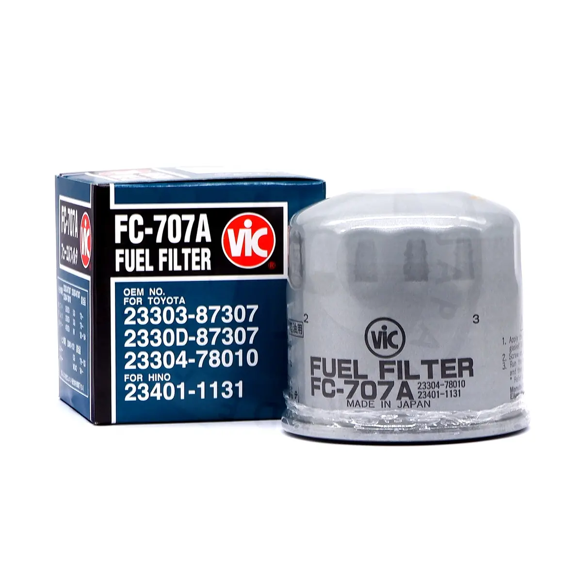 Vic Fuel Filter Fc-707A For Kubota Tractors, Harvesters 1