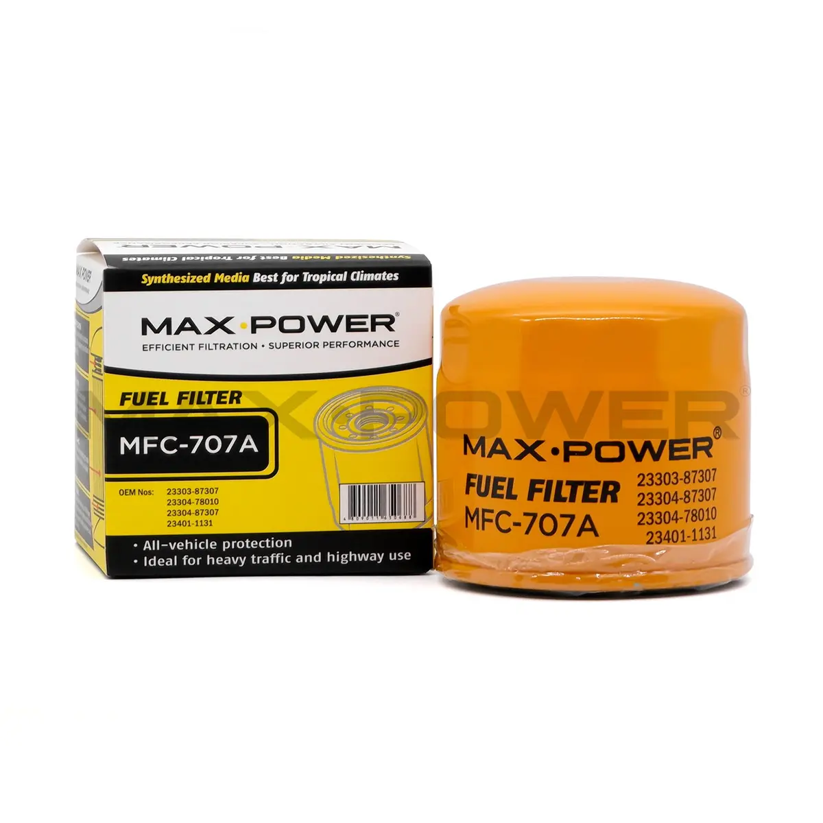 Max Power Fuel Filter Mfc-707A For Hino Fb113/ Fc Wo4d, Bus Ab/Rb Wo4d/T, Kubota 1