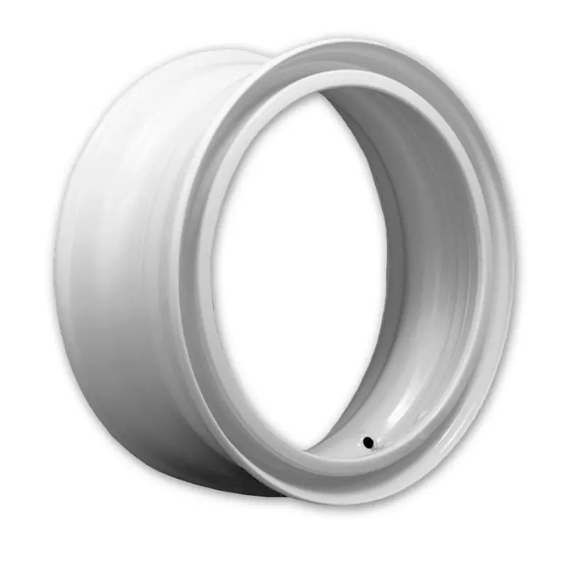 17.5X6.75 Import Open Center (Dayton) White Steel 1