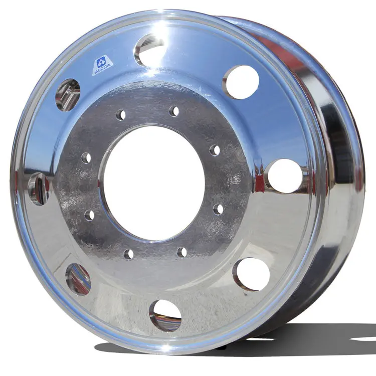 19.5X6.00 Alcoa 8X225mm Hub Pilot High Polish Front (Discontinued) 1