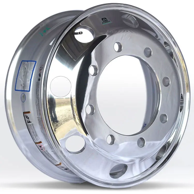 19.5X6.75 Alcoa 8X275mm Hub Pilot Durabright Evo Front 1