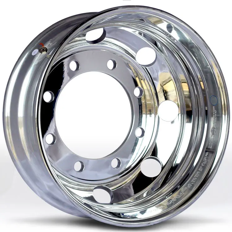 19.5X6.75 Alcoa 8X275mm Hub Pilot Mirror Polish Rear 1