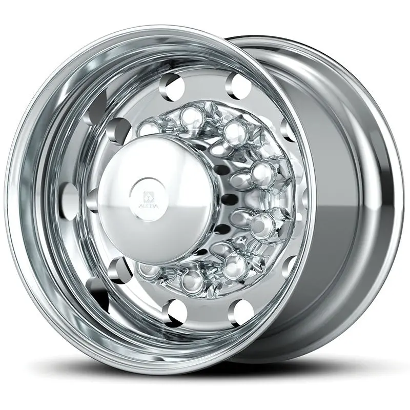 22.5X14 Hub Pilot X-One Alcoa 0" Offset- High Polished Finish 1