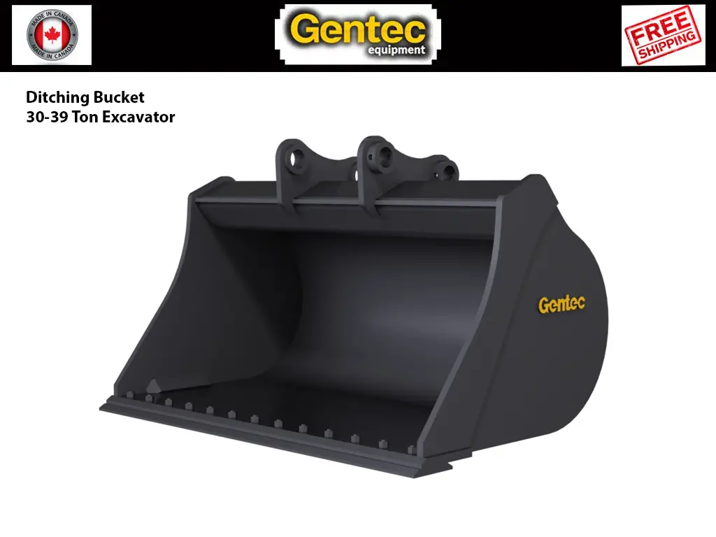 Gentec 78" Ditching Bucket For 30-39 Ton Excavator 1