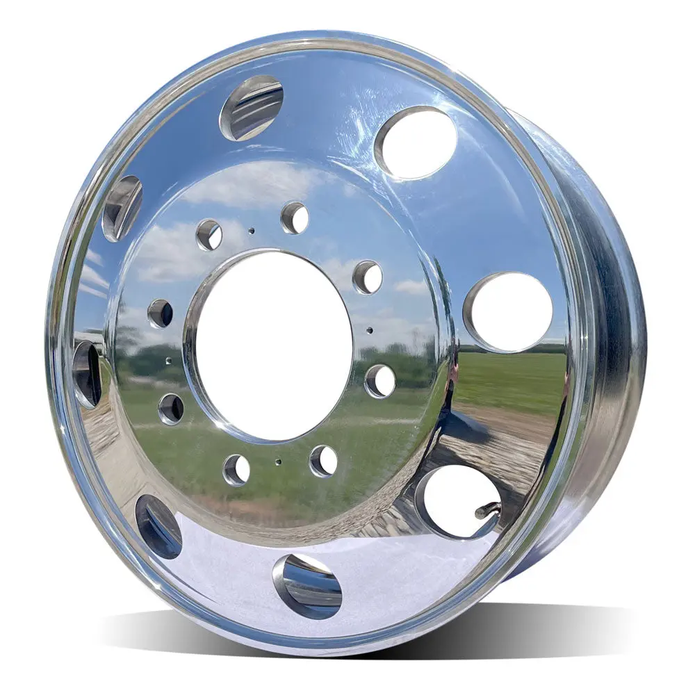 19.5X6.75 Northstar 8X210mm Hub Pilot Mirror Polished Both Sides (Chevy/Gmc 3500 Drw 2011-Present) 1