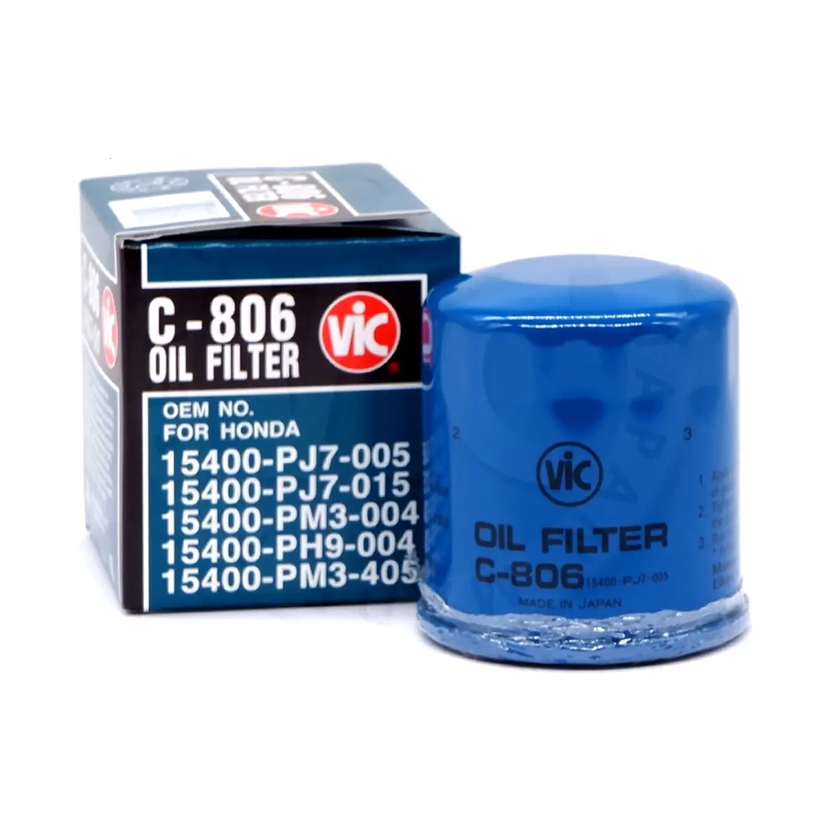 Vic Oil Filter C-806 For Honda Civic Vti, Vtec, Vtec3 1