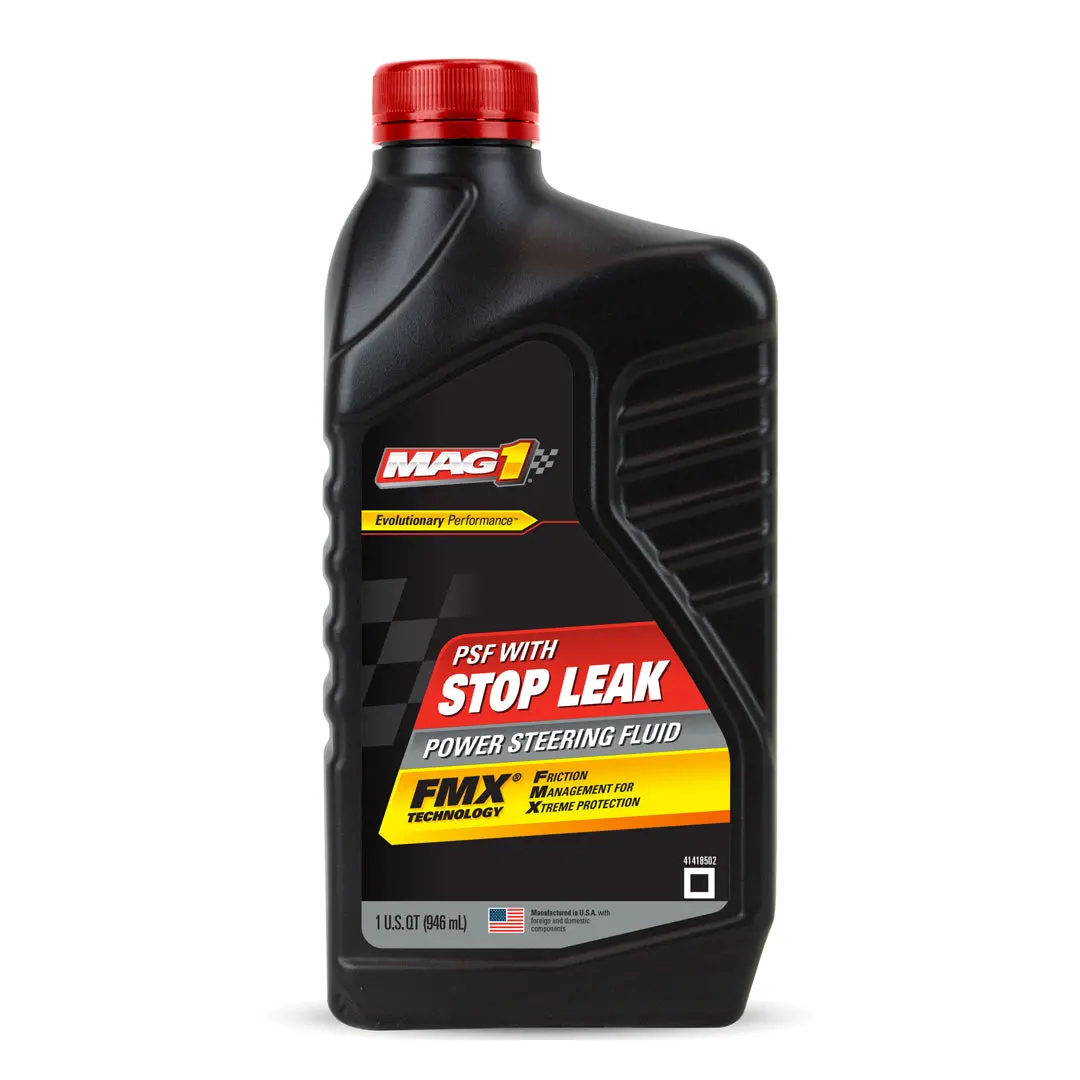 Mag1 Power Steering Fluid With Stop Leak 1Qt. 1