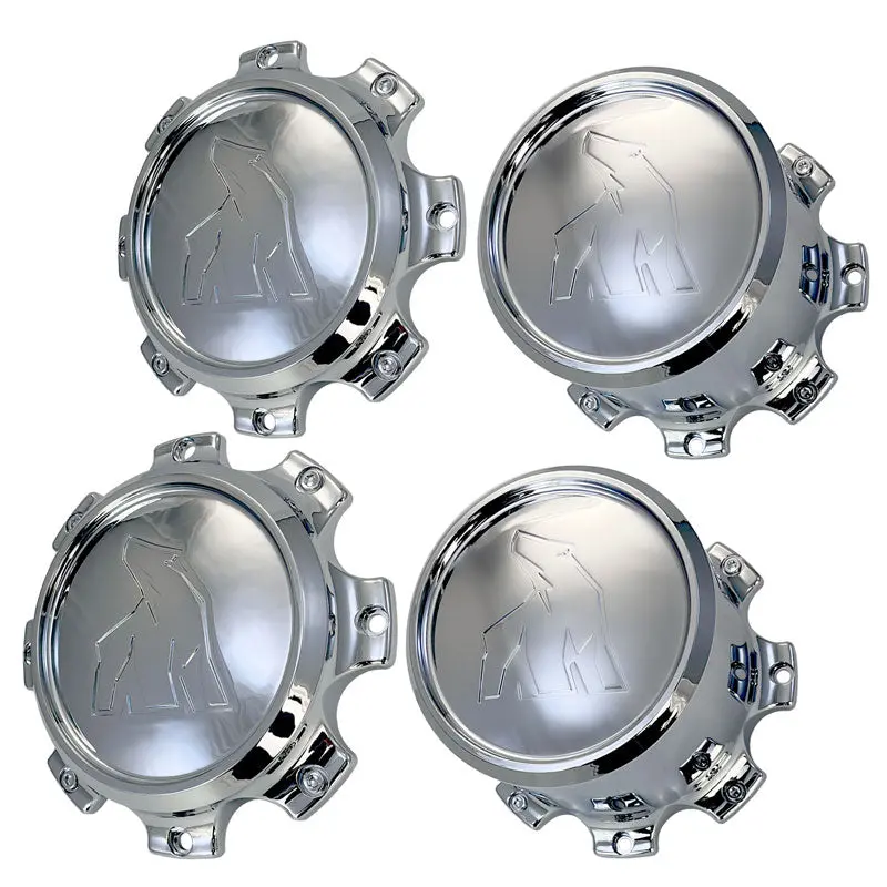 Northstar 8X6.5" Chrome Caps W/ Tap Screws 1