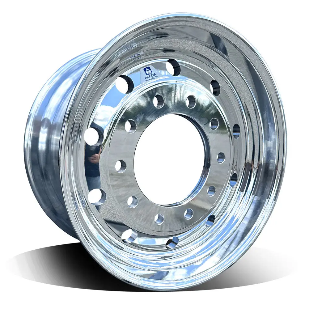 22.5X12.25 Alcoa Aluminum High Polished Both Sides Wheel 2.75 Offset 1