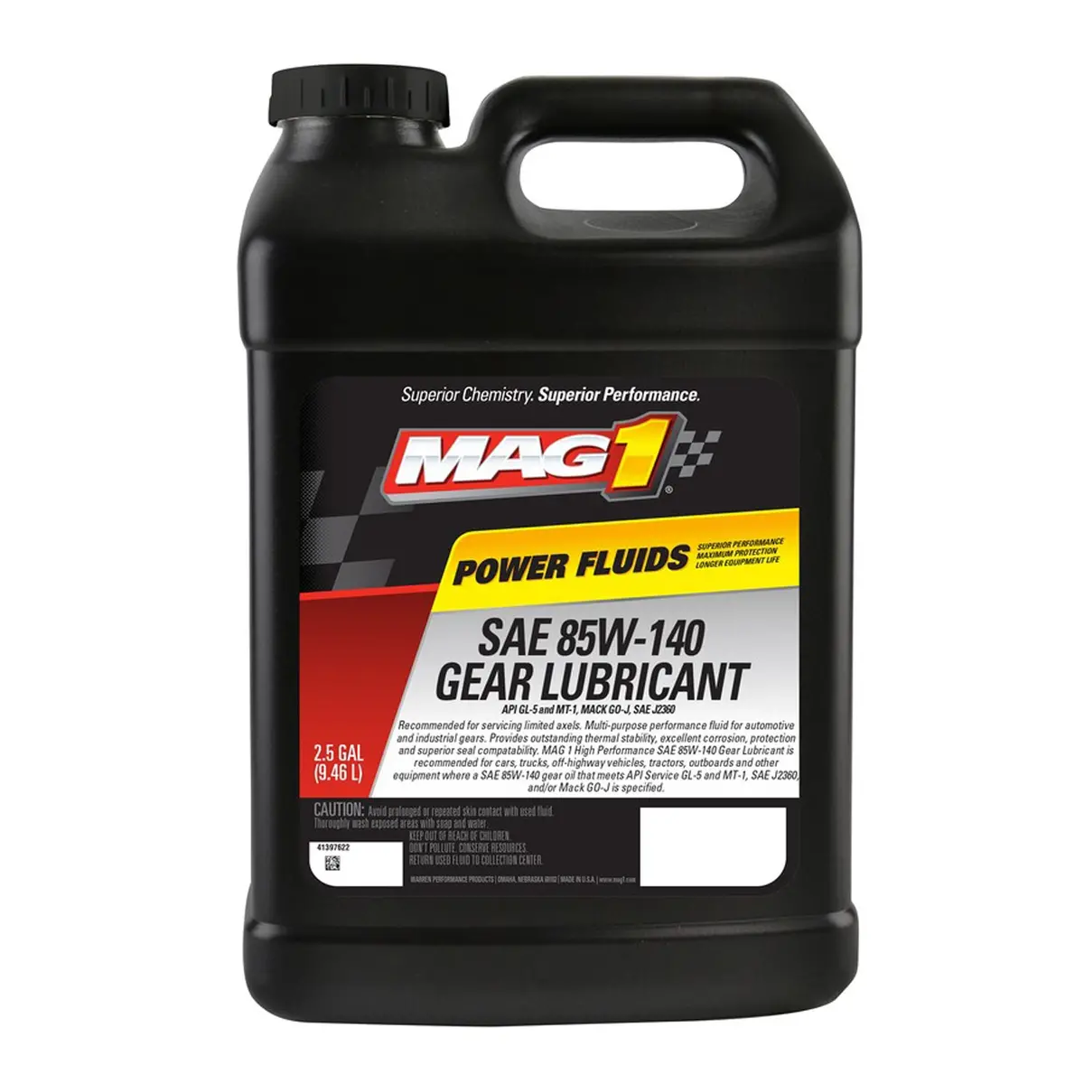 Mag1 85W140 Gl-5 Gear Oil 2.5Gal. 1
