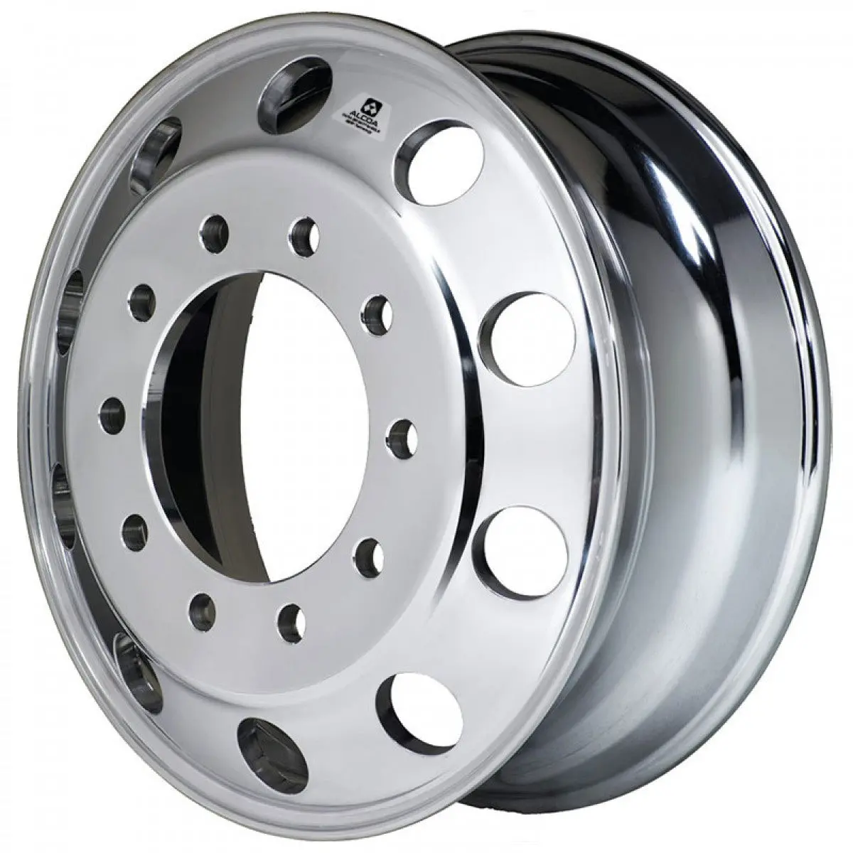 22.5X10.5 10X285mm Hub Pilot Alcoa Polished Outside Dura-Bright Evo 1
