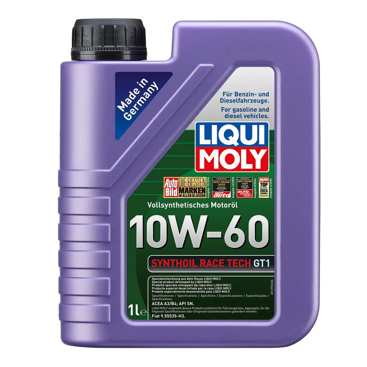 Liqui Moly Synthoil Race Tech Gt1 10W60 1 Liter 1