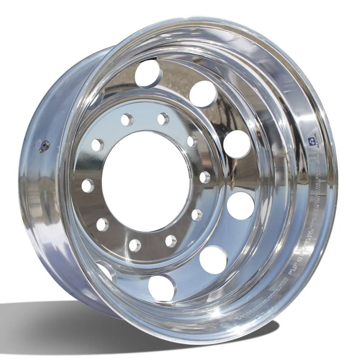 22.5X9.00 Alcoa Dura-Bright Evo Rear Aluminum Wheel – 10X285.75 Hub Pilot For Heavy-Duty Trucks & Rvs 1