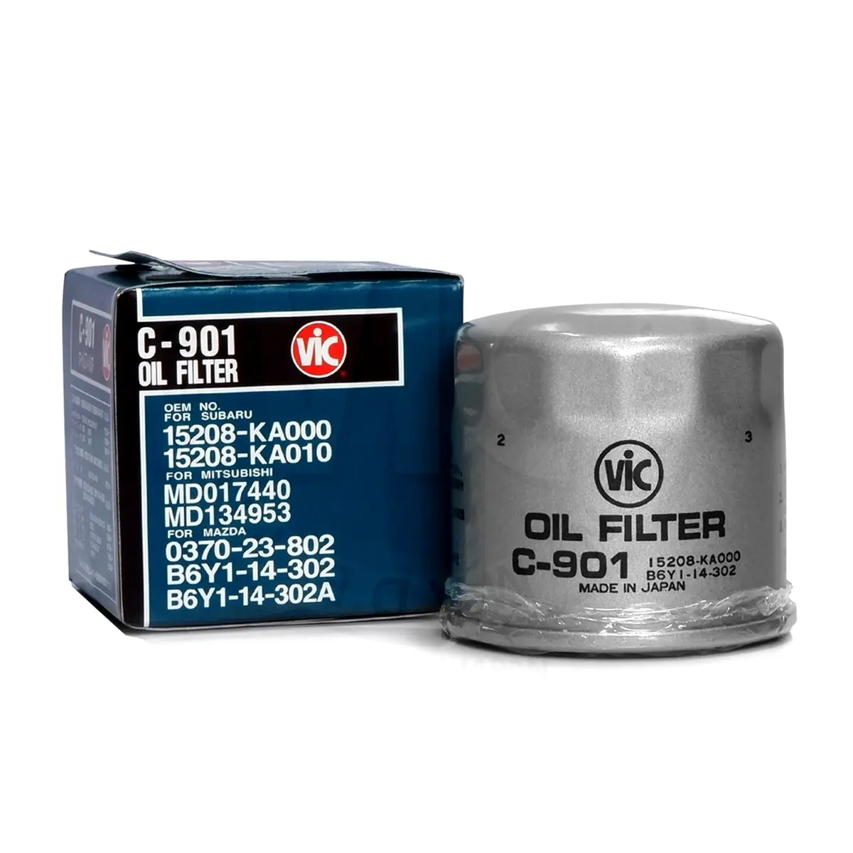 Vic Oil Filter C-901 For Ford Lynx, Mazda 323,2,3, Subaru Impreza, Legacy, Forester 1