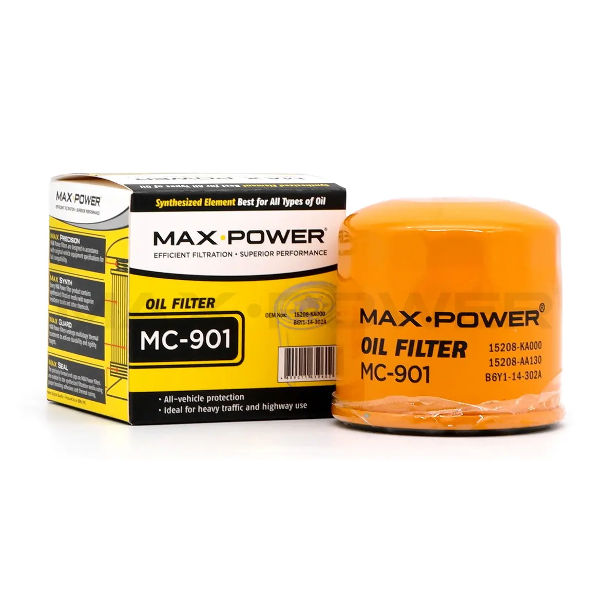 Max Power Oil Filter Mc-901 For Mazda 3, Subaru Impreza, Wrx, Legacy, Forester, Xv 1