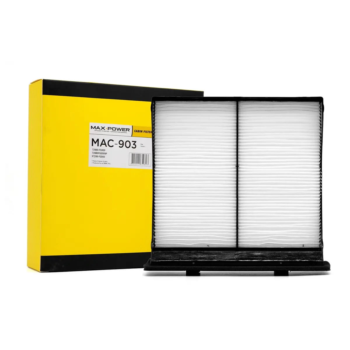 Max Power Cabin Filter Mac-903 For Subaru Xv 2013-, Impreza 2008-, Forester 2010- 1
