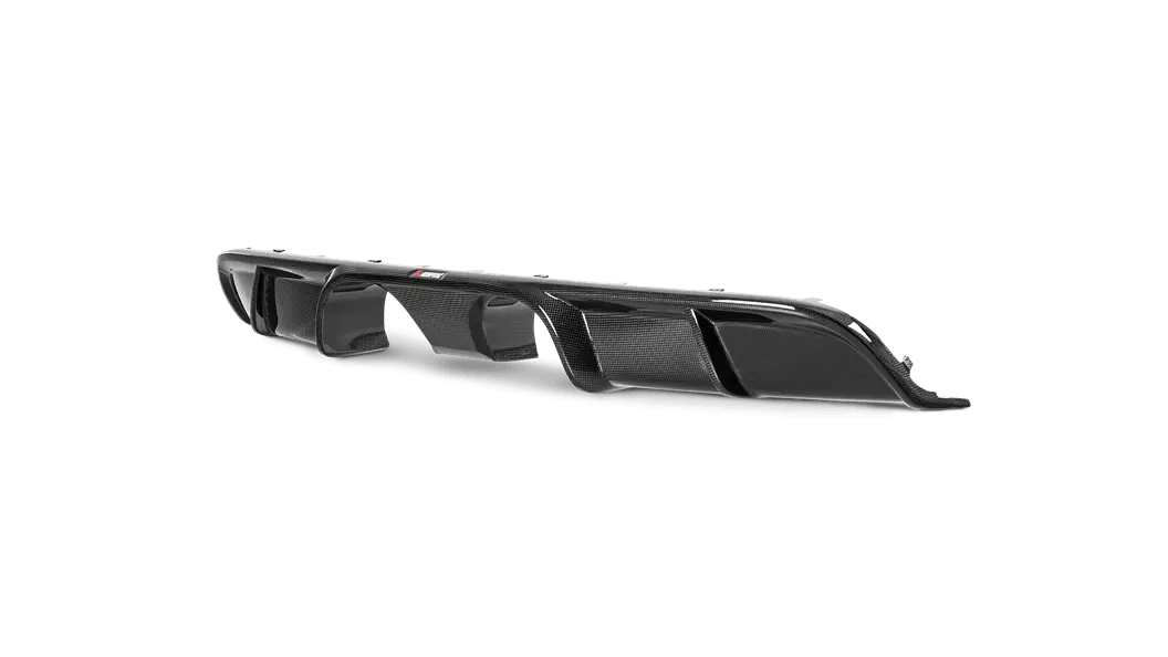 Akrapovič Rear Carbon Fiber Diffuser - High Gloss For Porsche 911 Carrera /S/4/4S/Gts (991.2) 2016-2019 1