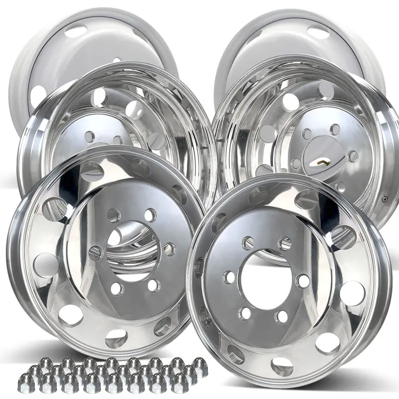 22.5"X6.75" Northstar 6X8.75" Mirror Polish Both Sides Wheel Kit 1