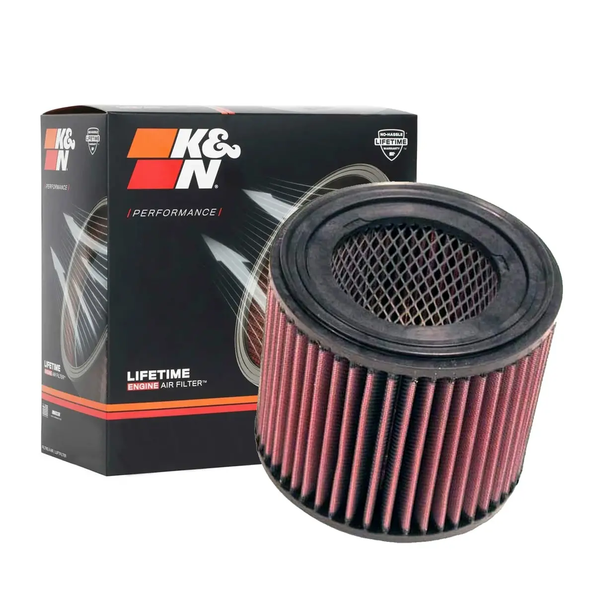 K&N Engine Air Filter Washable E-9267 For Nissan Patrol Old Patrol, Old Dmax 1
