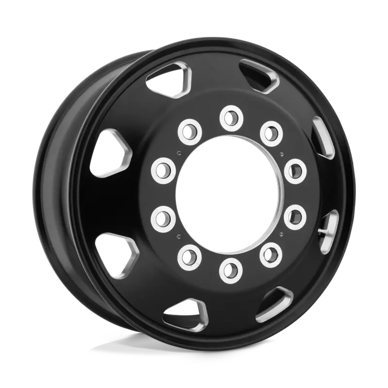 22.5X8.25 Atx 10X285mm Hub Pilot Satin Black "Octane" Front 1