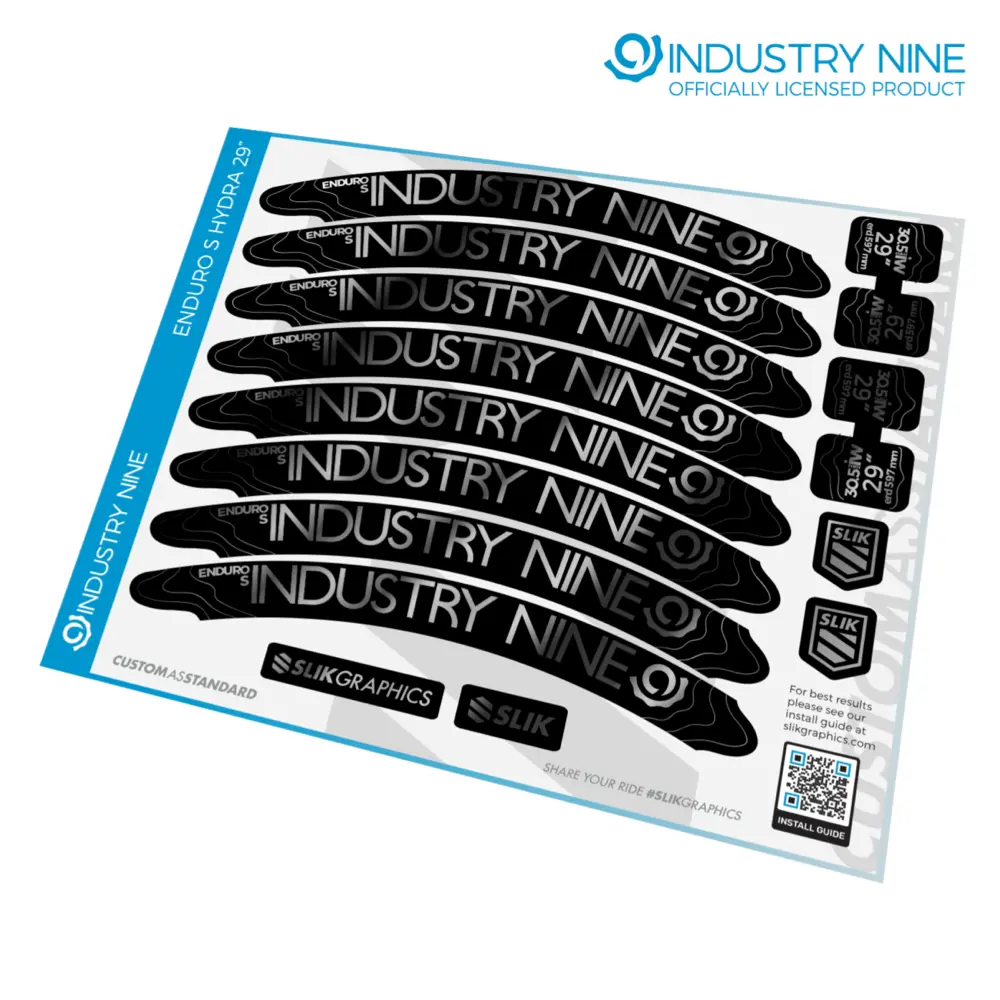 Industry Nine Enduro S Hydra Decal Kit - 29” 1